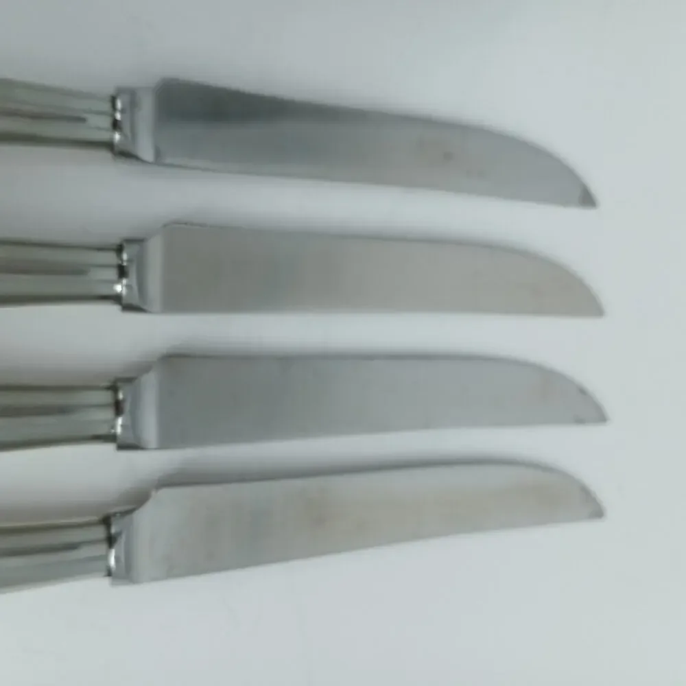 4X SK Cooper Bros QUEEN ANNE Stainless Steak Knives Sheffield England